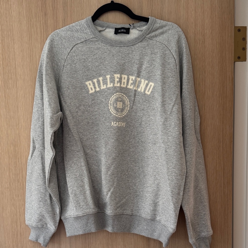 Billebeino Grey Academy Sweatshirt. Size M. New with tags.